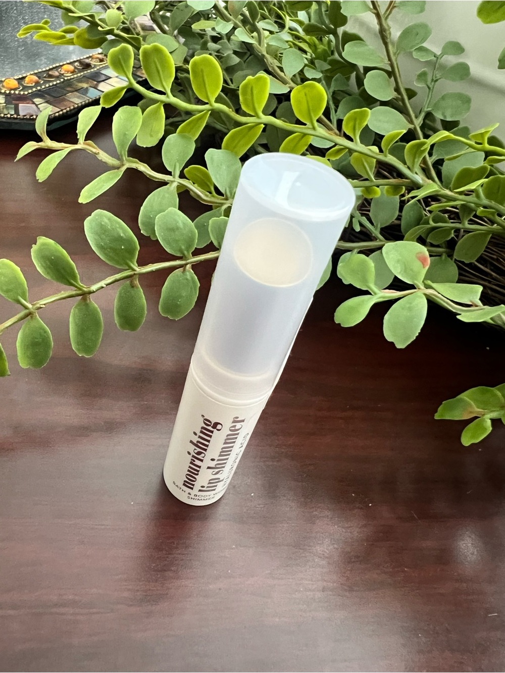 Bath & Body Works Nourishing Lip Shimmer — Clear